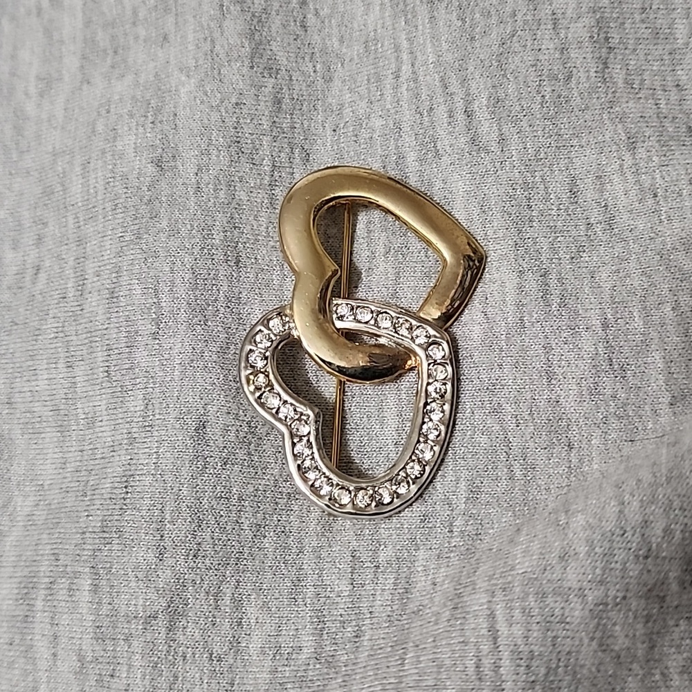 Monet Heart Brooch